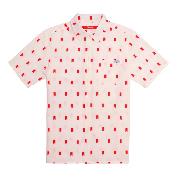 [NWT] Shinesty Michelob ULTRA Iconic Ribbon Camp Shirt - Picture 4 of 6